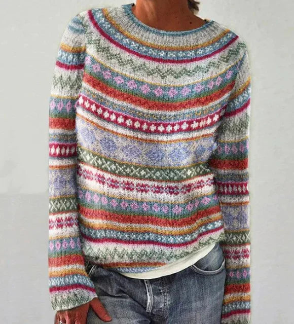 VRYSEN | Herbstpullover mit Muster