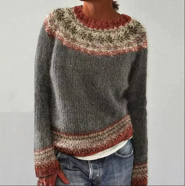 VRYSEN | Herbstpullover mit Muster
