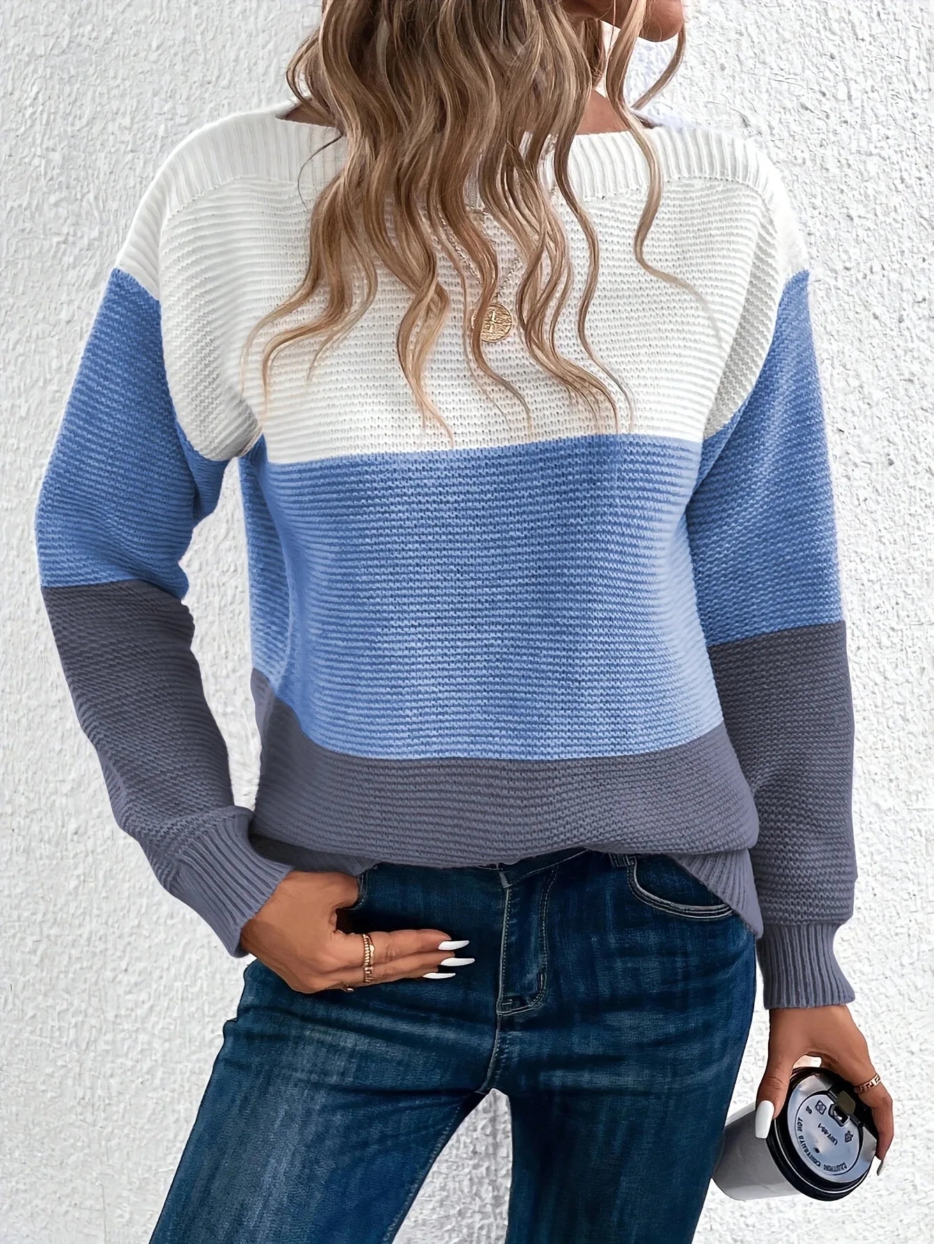 VRYSEN™ | Élégant pull-over tricolore