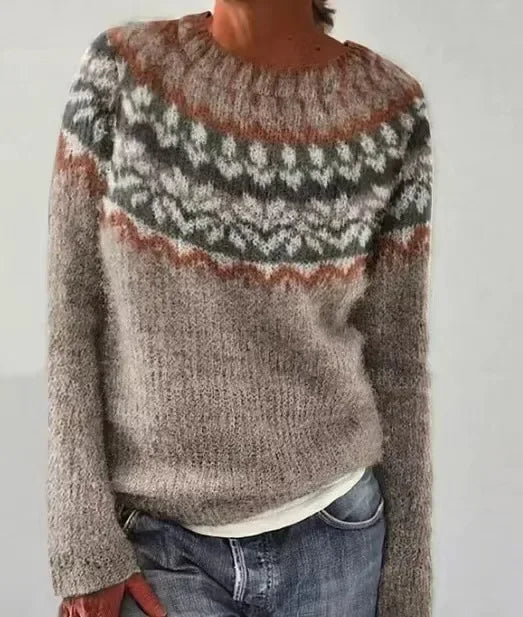 VRYSEN | Herbstpullover mit Muster