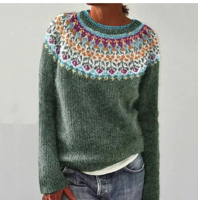 VRYSEN | Herbstpullover mit Muster