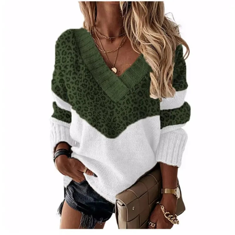 VRYSEN™ | Leoparden-Pullover