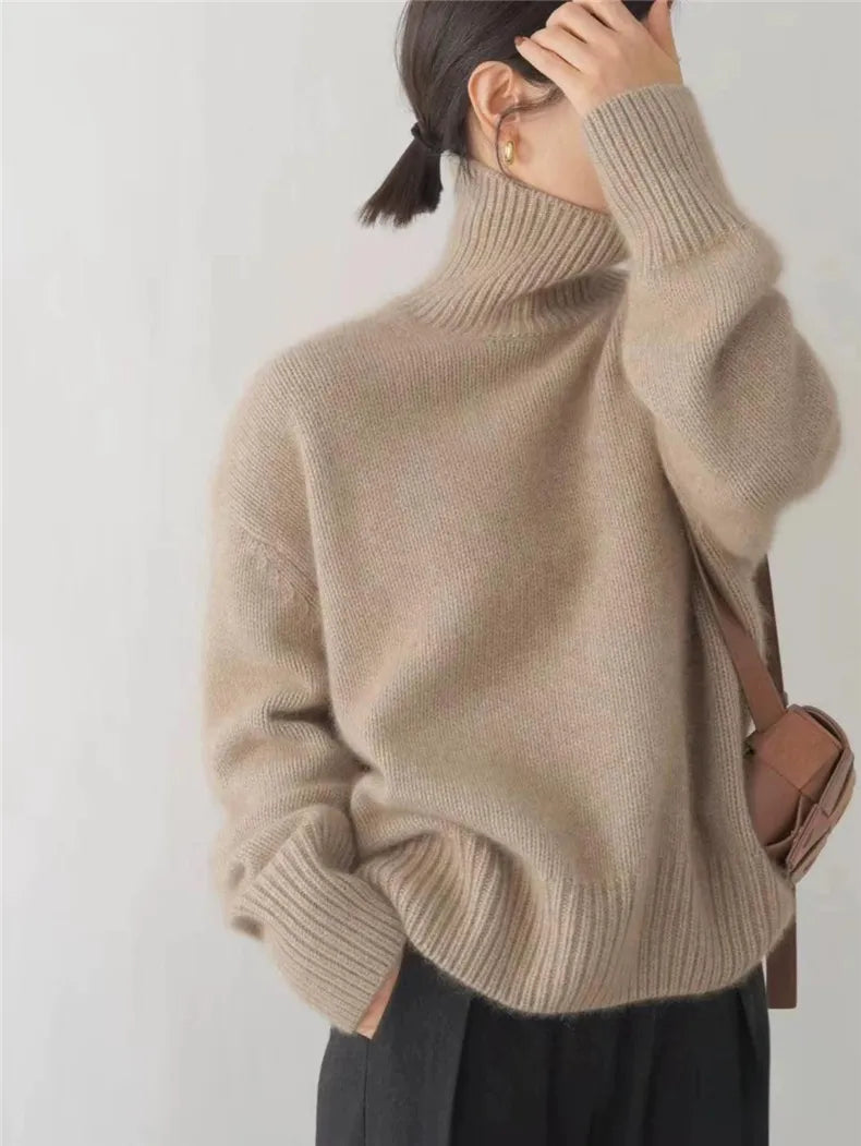 PAULA | Wollrollkragenpullover