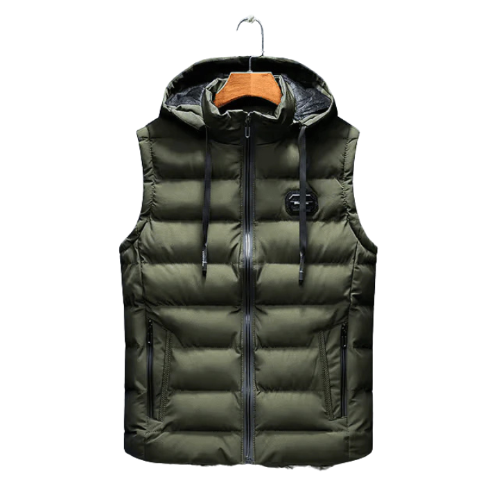 ELIAS | Ärmellose Kapuzenjacke