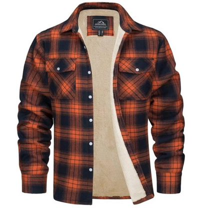 BRAD | Fleecejacke kariert