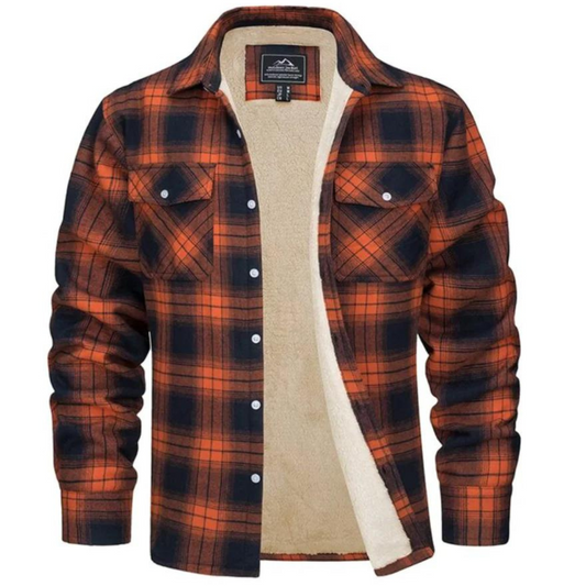 BRAD | Fleecejacke kariert