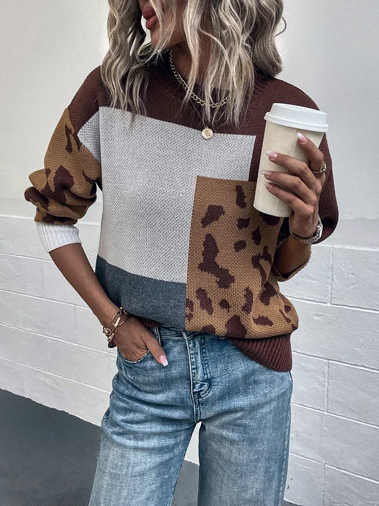 VRYSEN™ | Leopard-Pullover