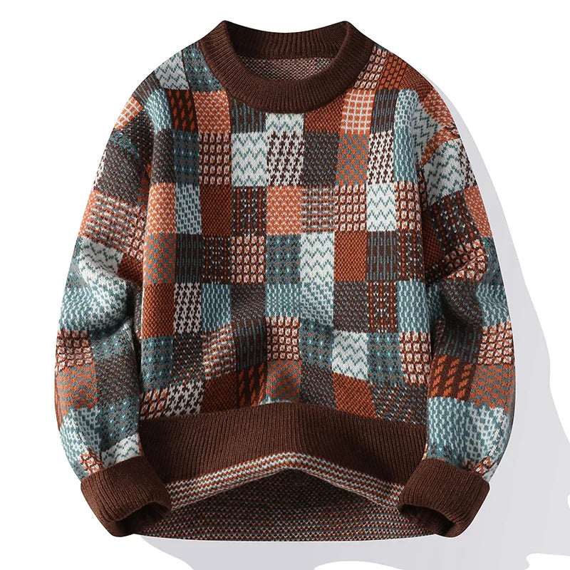 NORDWIND | Vintage Patchwork Kaschmir Pullover