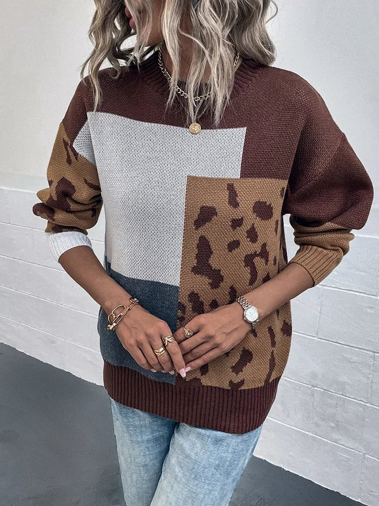 VRYSEN™ | Leopard-Pullover