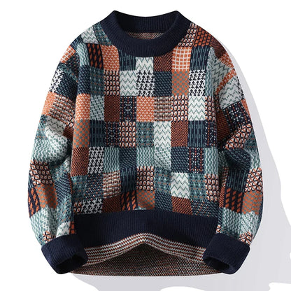 NORDWIND | Vintage Patchwork Kaschmir Pullover
