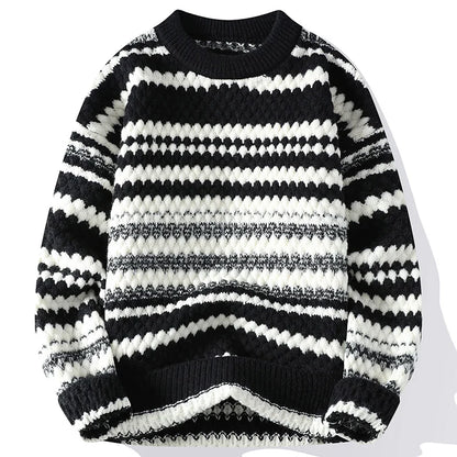 NORDWIND | Gestreifter Strickpullover