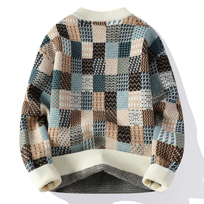 NORDWIND | Vintage Patchwork Kaschmir Pullover