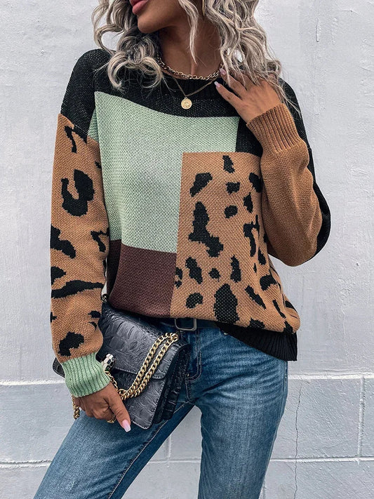 VRYSEN™ | Leopard-Pullover